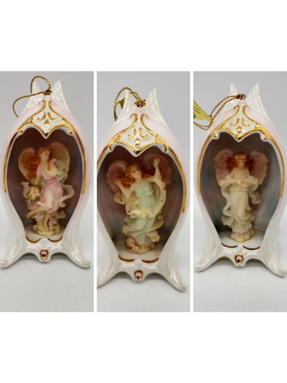 Seraphim Angel Trio – Spring’s Blossom, Summer’s Delight, Heaven’s Song – 5"